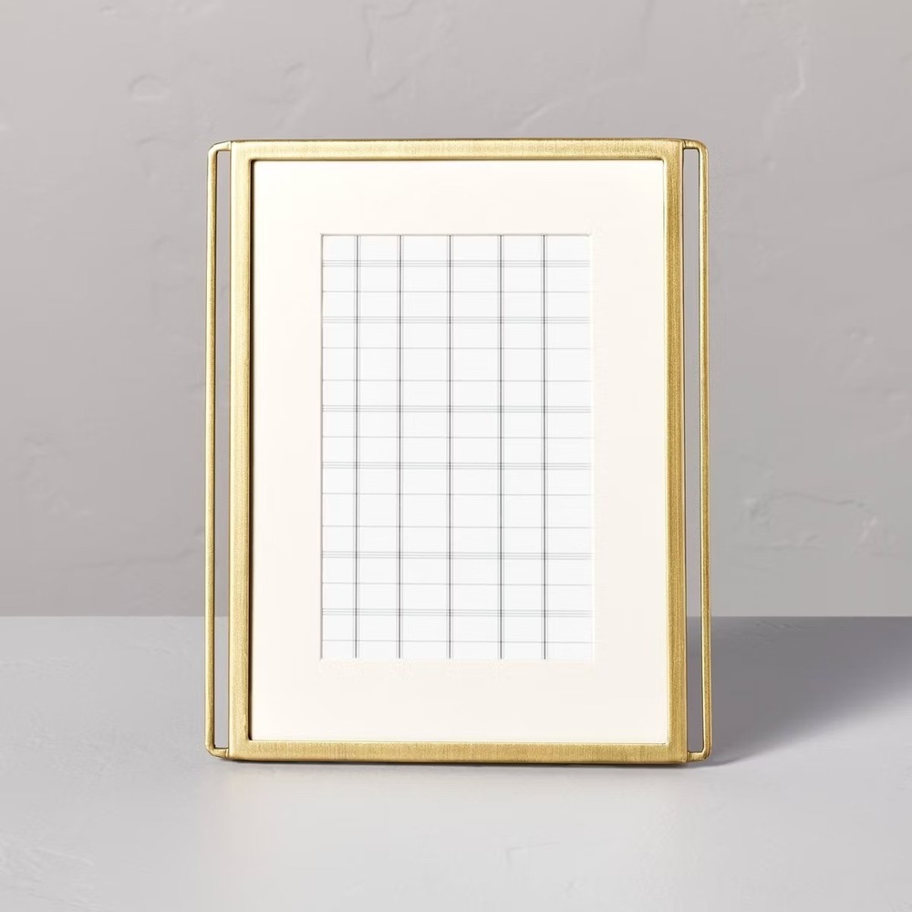 4x6 Wire-Edge Brass Picture Frame Antique Finish -‎ Hearth & Hand Magnolia